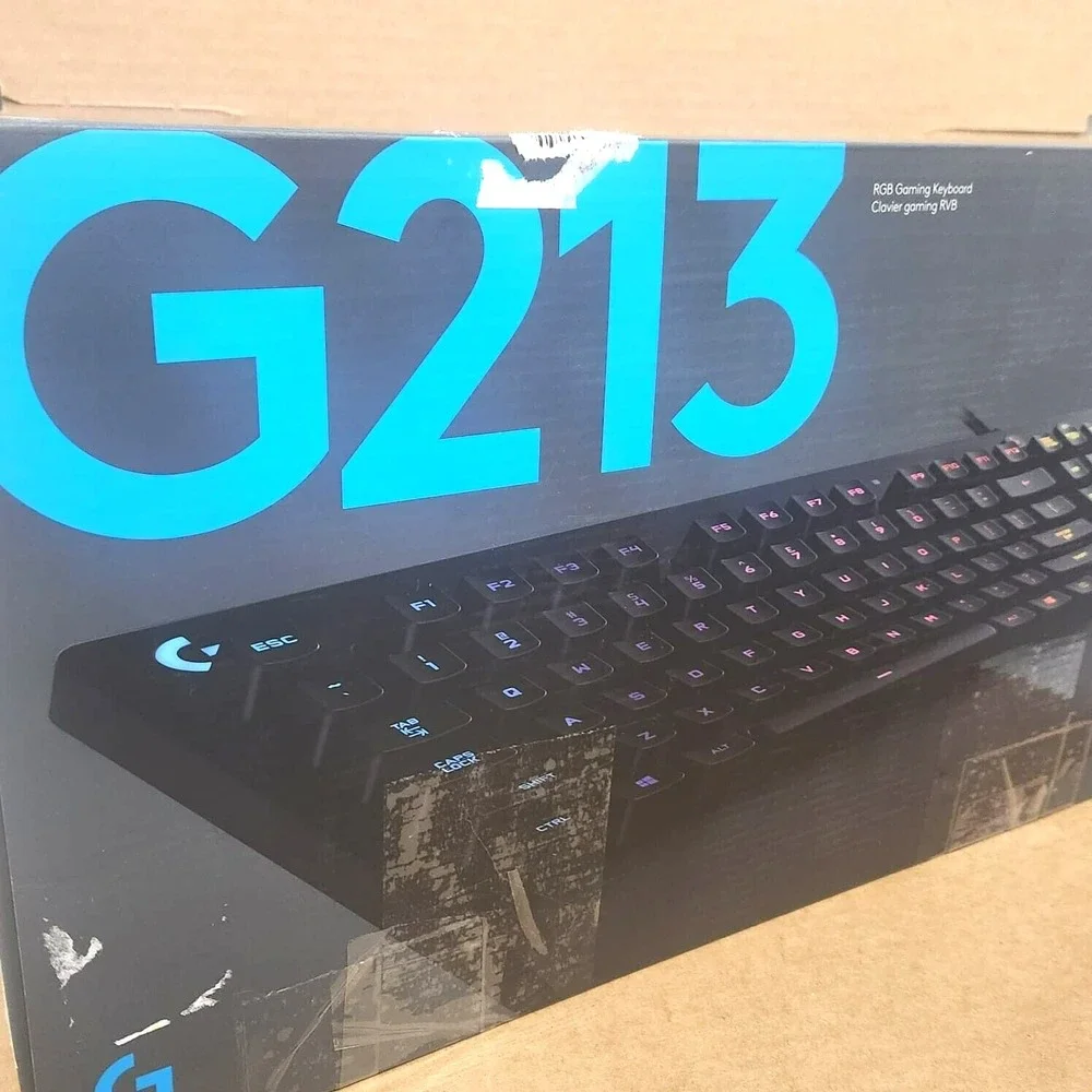 Logitech G213 Prodigy RGB Gaming Keyboard LIGHTSYNC‎ Wired Spill-Resistant